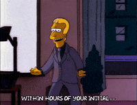 Talking Season 3 GIF by The Simpsons