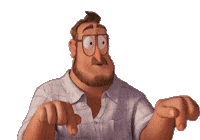 Danny Mcbride Point Sticker by Sony Pictures Animation