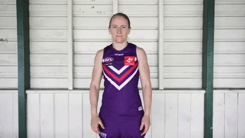 Kara Thumbs Up GIF by Fremantle Dockers