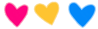 Love Is Love Hearts Sticker by Rainbow Brains
