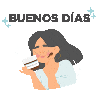 TheGardenProject good morning buenos dias brillo piel Sticker