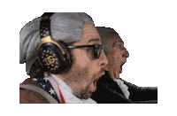 Shocked Founding Father Sticker