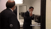 michael scott jim GIF by hero0fwar