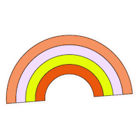 Happy Rainbow Sticker by LeapLovesGreen