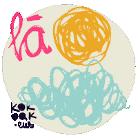 Sun Sol Rain Sticker by KOKOAK Eider Eibar