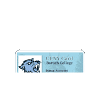 Baruch College Admissions Sticker by Baruch Admission