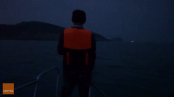 Taiwanese Captures Stunning Ocean Light Show in the Matsu Islands