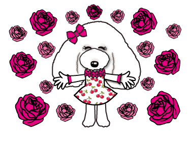 Charlotte Poodle Sticker