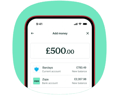 Money Sticker by Zopa