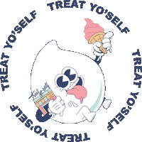 Fun Treat Sticker by Milk And Cream Cereal Bar