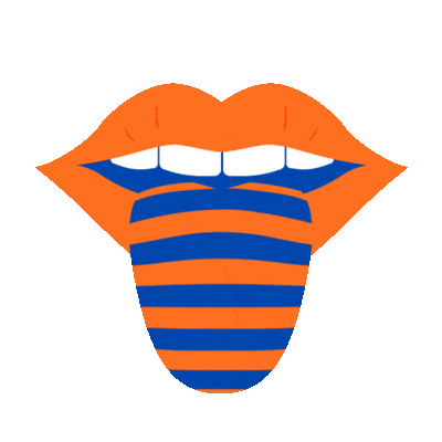 orange tongue Sticker by IRN-BRU