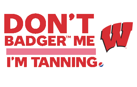 tanning badgers Sticker by Pepsi #Summergram