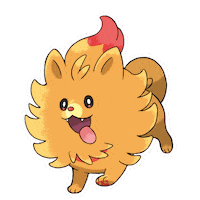 Dog Fire Sticker by Pokémon