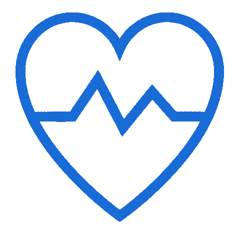 Ascension_Org love heart blue hearts Sticker