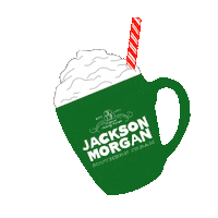 Hot Chocolate Peppermint Sticker by Jackson Morgan Southern Cream