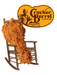 Hungry Fried Chicken Sticker by Cracker Barrel