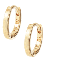 Gold Hoops Sticker by Rosie Fortescue
