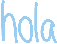Spanish Hello Sticker