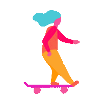 Skate Skateboard Sticker