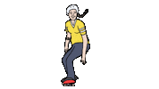 skateboard skating Sticker by stalebagel