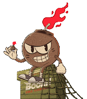 Boom Bbq Sticker by Jealous Devil Charcoal