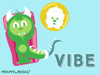HappyTheHodag vibe pool floating lake life GIF