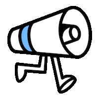 Megaphone Shout It Sticker