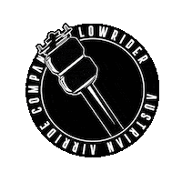 LOWRIDER_AT shock circle bag turn Sticker