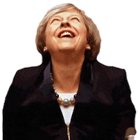 theresa may Sticker by DTG