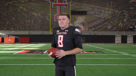 Red Raiders Quarterback GIF by Texas Tech Football