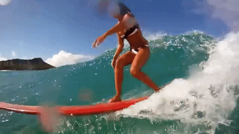 Woman Surf GIF by Narcissistic Abuse Rehab