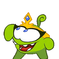 Happy Wave Sticker by Om Nom