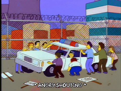 Angry Season 4 GIF by The Simpsons