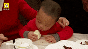 china buns GIF by Mashable
