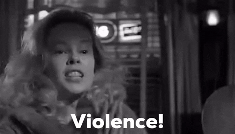 kawidman violence 1966 whos afraid of virginia woolf sandy dennis GIF