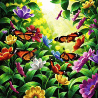 Flowers Blooming GIF by Maryanne Chisholm - MCArtist