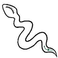 Eris_Raven plant witch snake grow Sticker