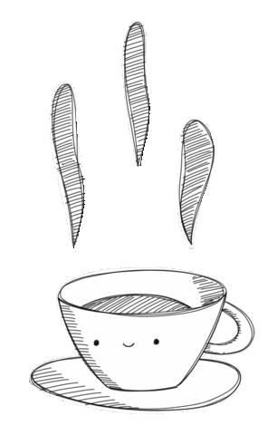 Coffee Tea Sticker