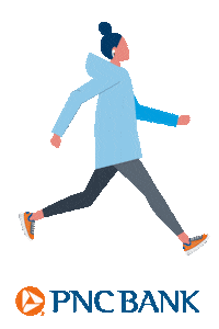 Run Running Sticker by PNC Bank