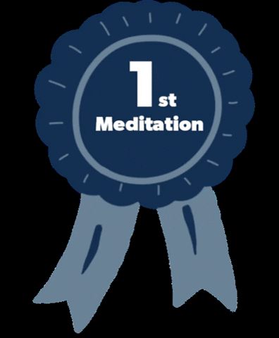 hellocore giphygifmaker meditation trophy award GIF