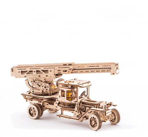 ugears giphyupload fire truck ugears ugears models GIF