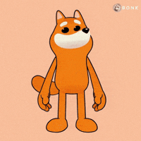 Tail Wagging Bouncing GIF by BONK