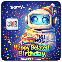 Happy Birthday Celebration GIF by Digi 995