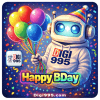 Celebrate Happy Birthday GIF by Digi 995