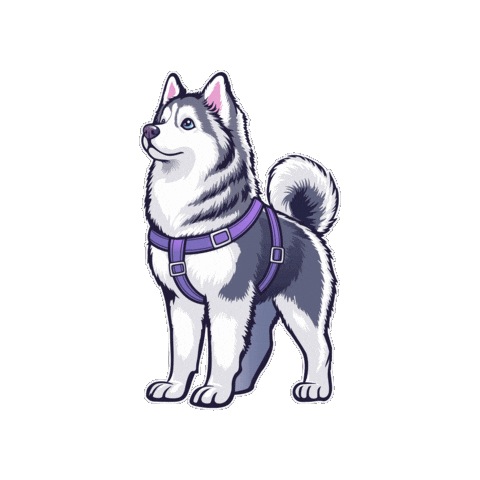 Dog Pet Sticker by 4fluffy.shop