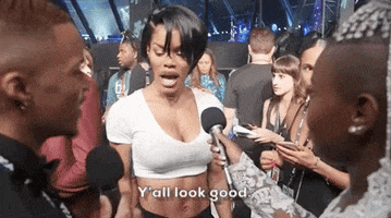 theshaderoom vmas red carpet teyana taylor the shade room GIF
