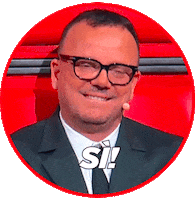Happy Television Sticker by The Voice of Italy