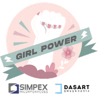 Woman Power Sticker by Dasart