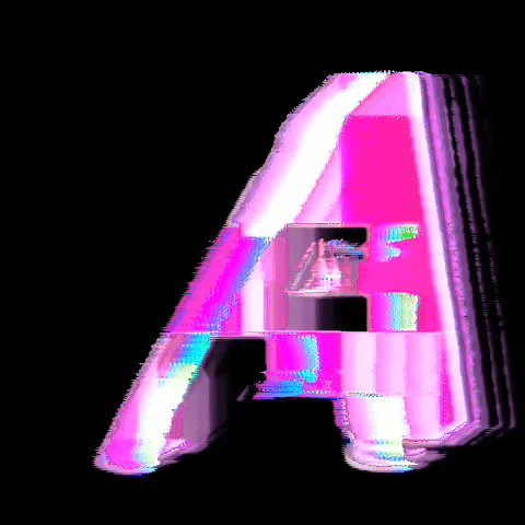 Glitch Alphabet GIF by #BASILIO
