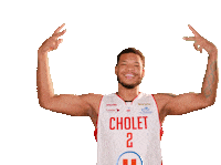 Celebrating Kennedy Meeks Sticker by Cholet Basket